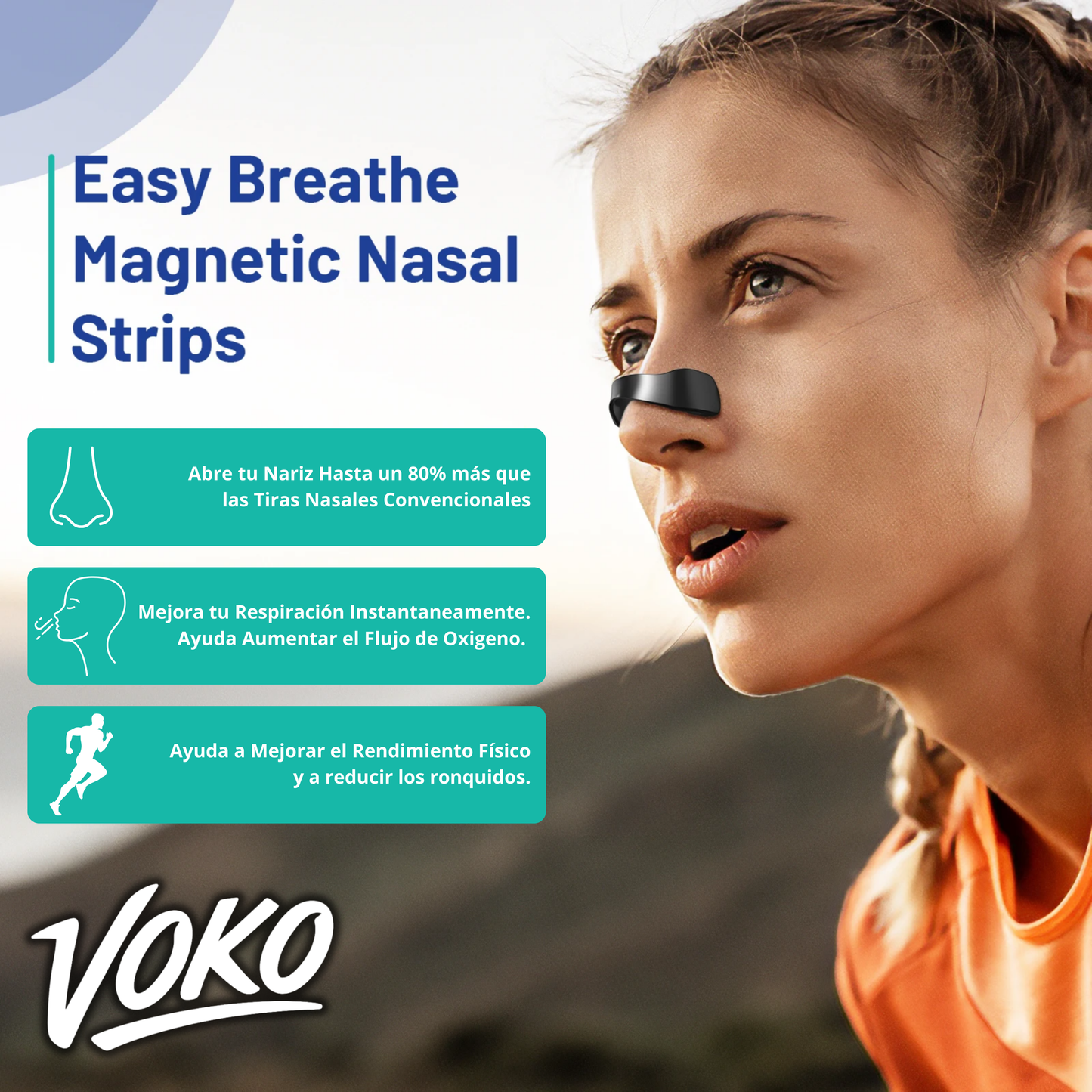 Magnetic Nose Strips (Tiras Nasales Magneticas)