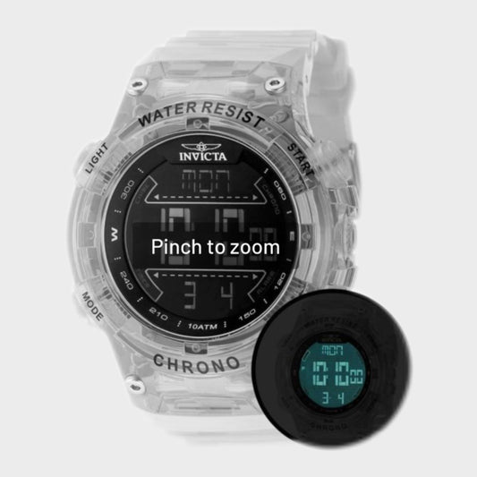 Invicta Racing Burnout Digital (Clear)